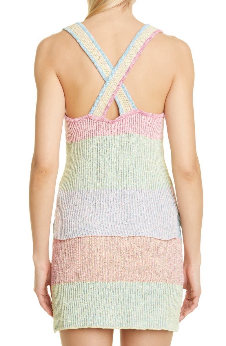 YanYan Two-Tone Tweed Tank, Alternate, color,