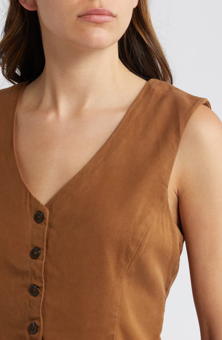 LE JEAN Joplin Vest, Alternate, color, Safari Tan