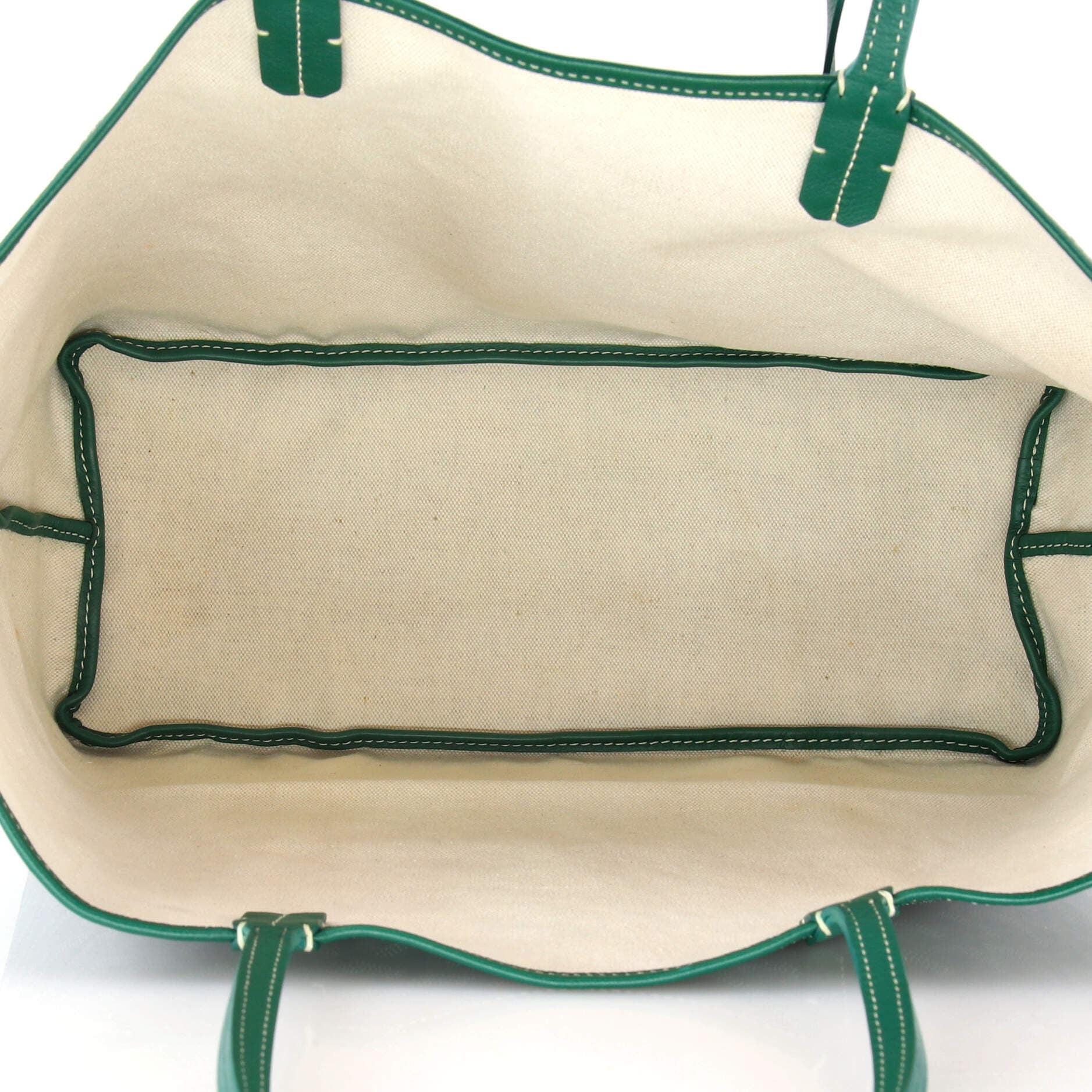 Pre-Owned Goyard Saint Louis Tote Coated Canvas PM, Alternate, color, Green