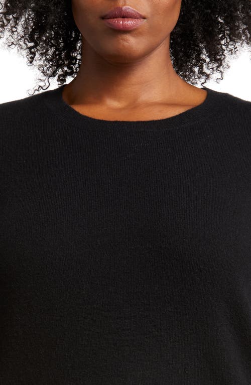 Nordstrom Cashmere Crewneck Sweater In Black