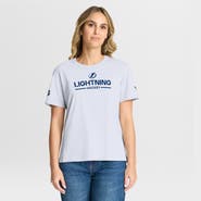 FANATICS Women's Fanatics White Tampa Bay Lightning Authentic Pro Primary T-Shirt