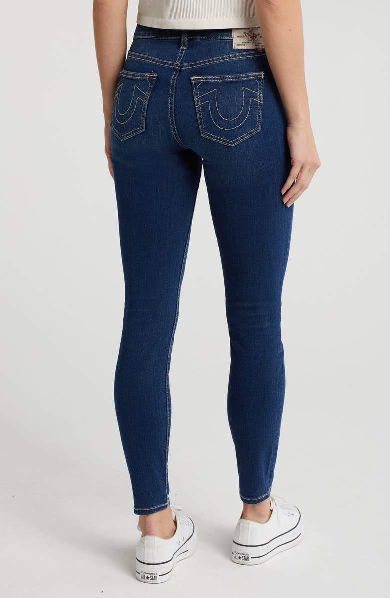 True Religion Brand Jeans Jennie Mid Rise Skinny Jeans, Alternate, color, 
