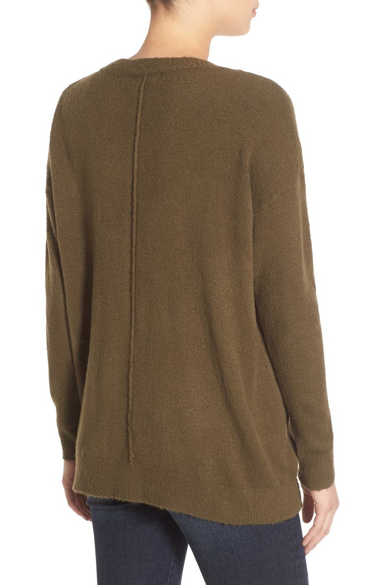 Dreamers by Debut Seamed V-Neck Pullover, Alternate, color, 