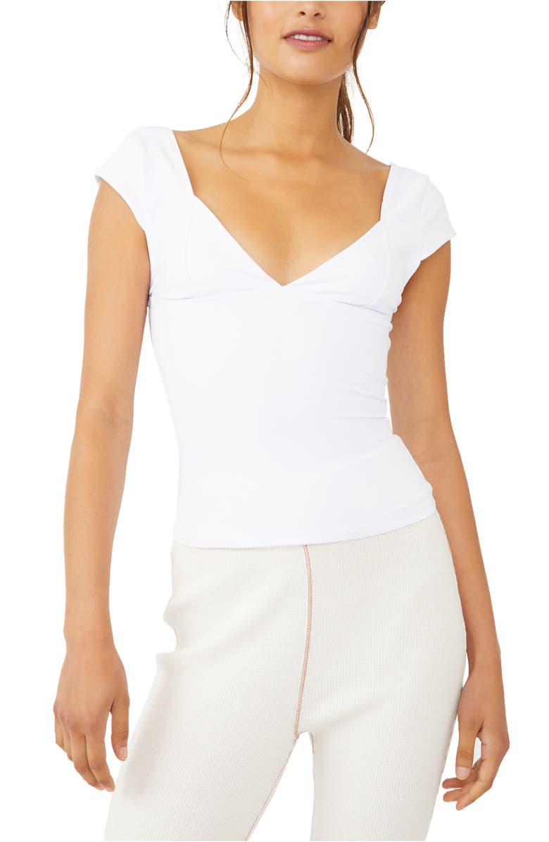 Free People Duo Corset Top, Main, color, White