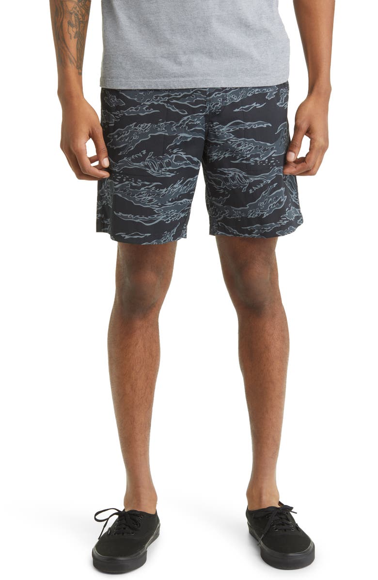 RVCA Civic 2 Hybrid Stretch Cotton Blend Shorts, Main, color, 