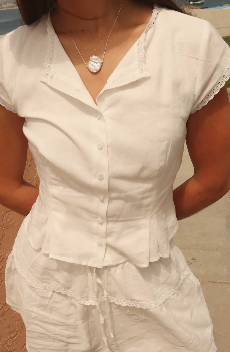 Joiana Jewelry Coin Pendant Necklace, Alternate, color, White Silver