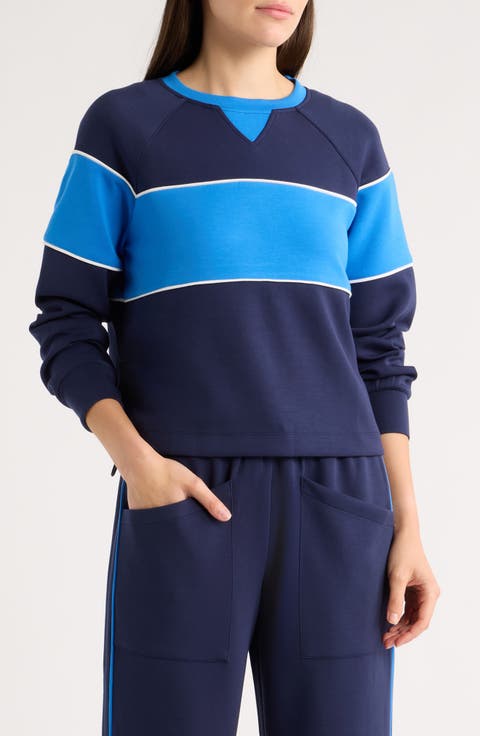 Colorblock Crewneck Sweatshirt