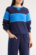 Bernardo Colorblock Crewneck Sweatshirt