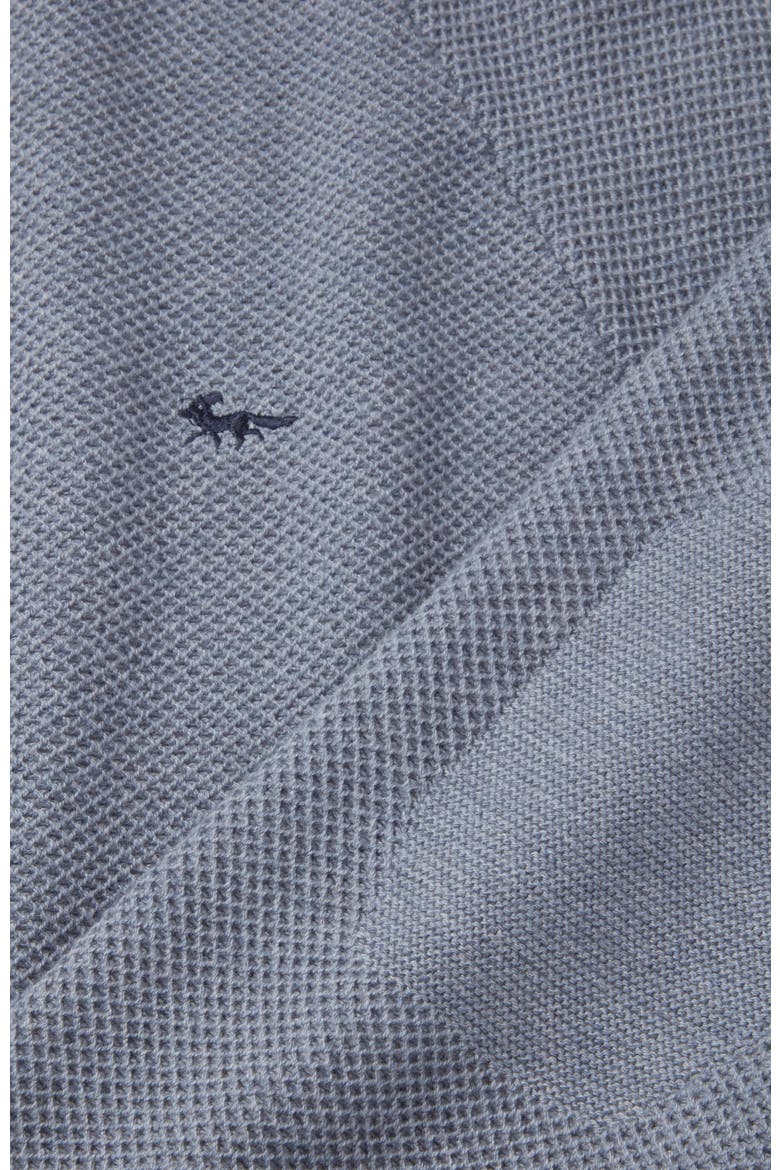 Owmby Long Sleeve Zip Neck Jumper, Alternate, color, Pale Bliue
