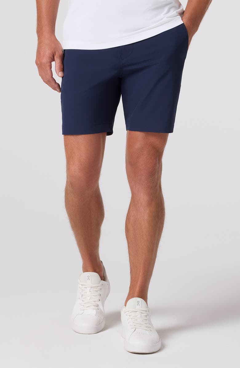Mizzen+Main Helmsman Flat Front Golf Shorts, Main, color, Navy Solid
