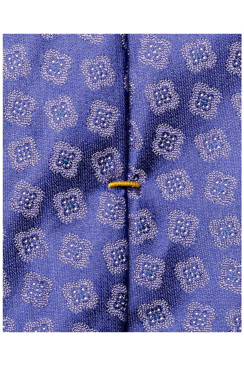 Medallion Silk Tie, Alternate, color, MEDIUM PURPLE