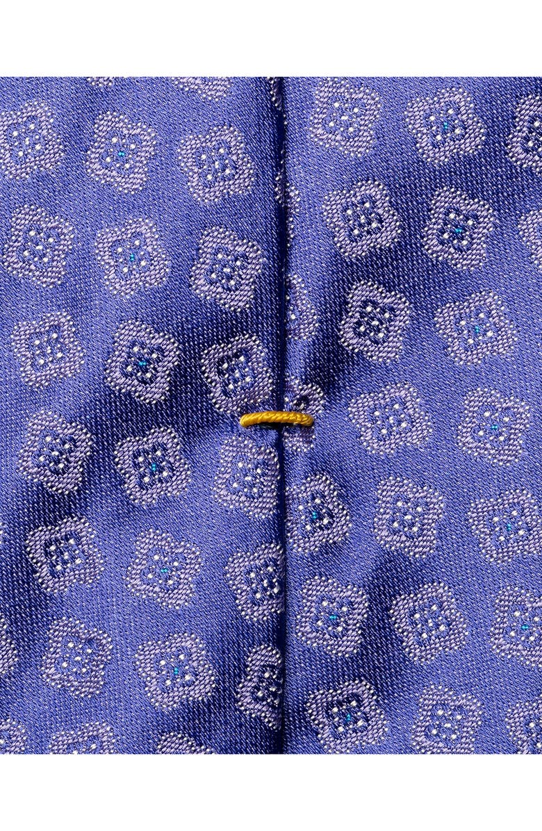 Eton Medallion Silk Tie, Alternate, color, Medium Purple