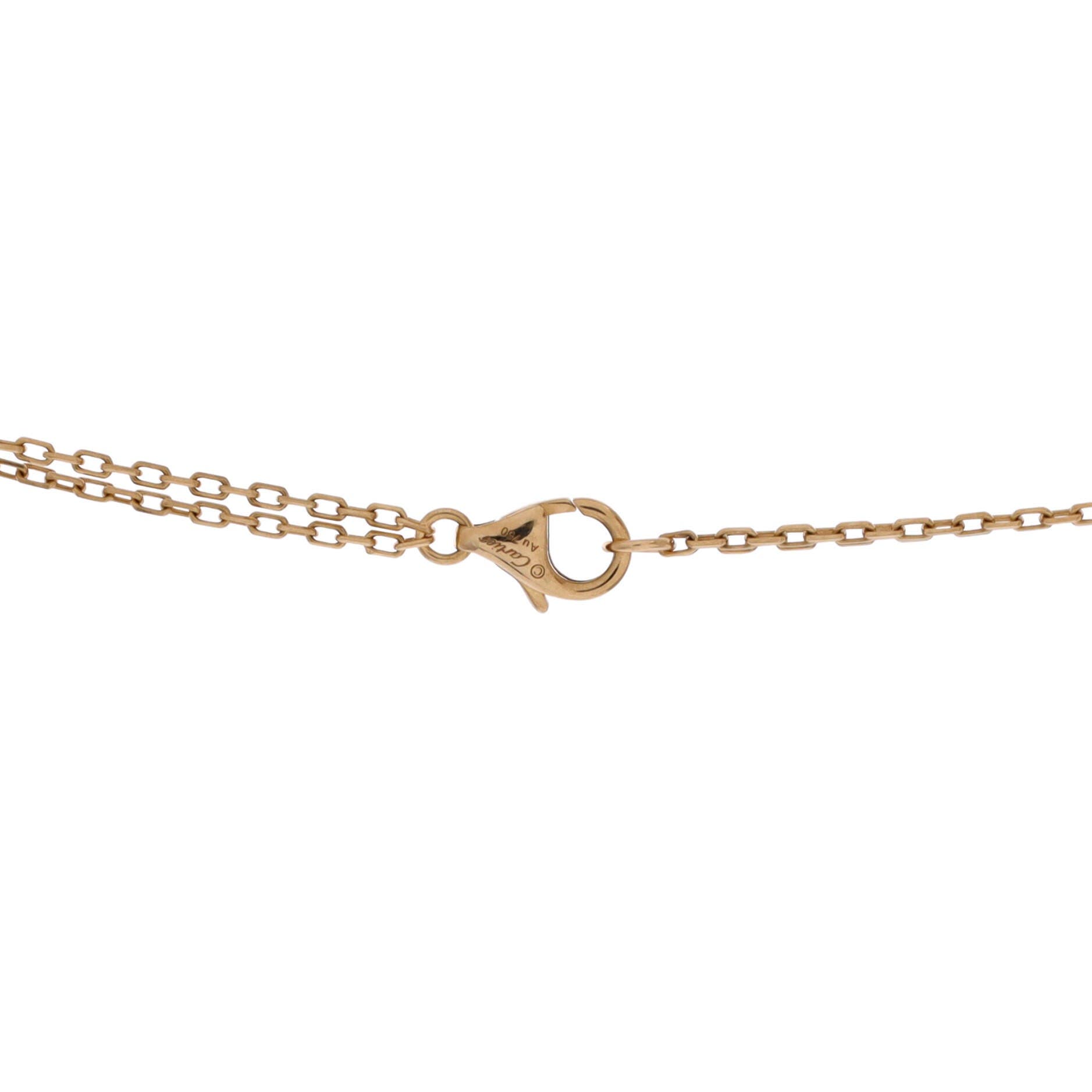 2 Diamonds Love Pendant Necklace 18K Yellow Gold and Diamonds, Alternate, color, Metallic Gold