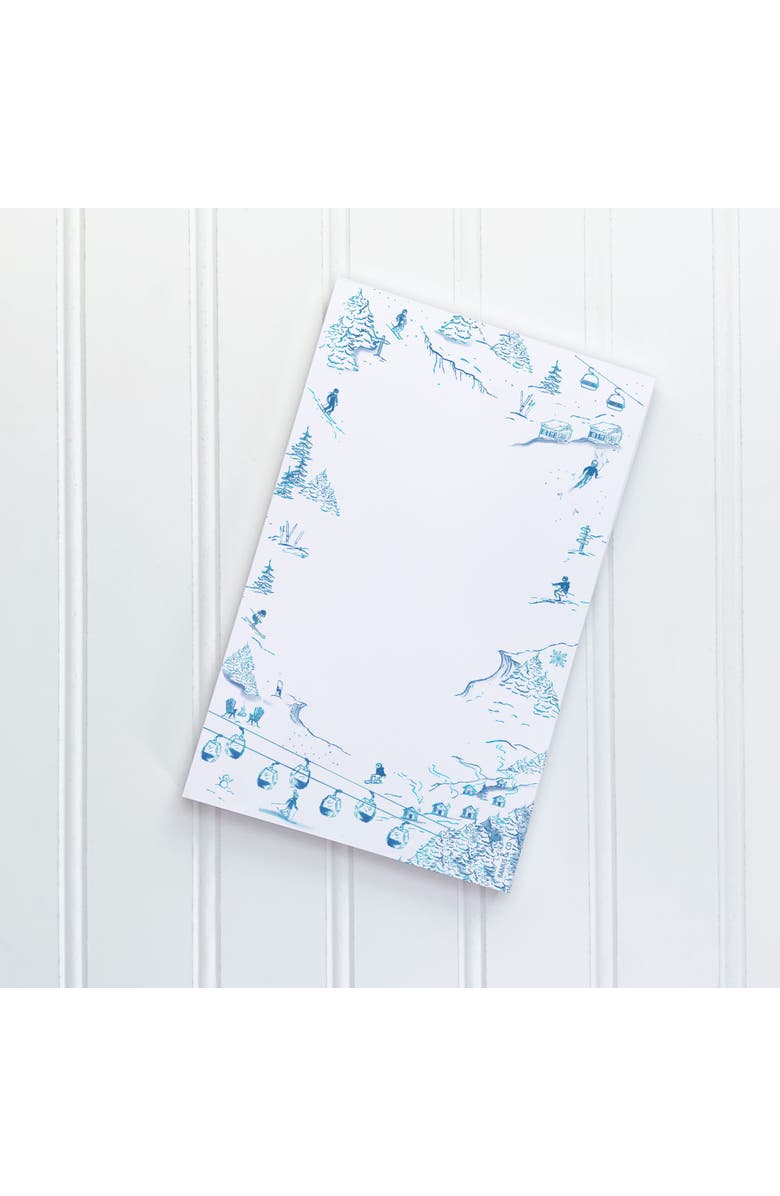 Ramus & Co Toile Ski Club 5" x 8" Winter Notepad, Main, color, Multi-Pack