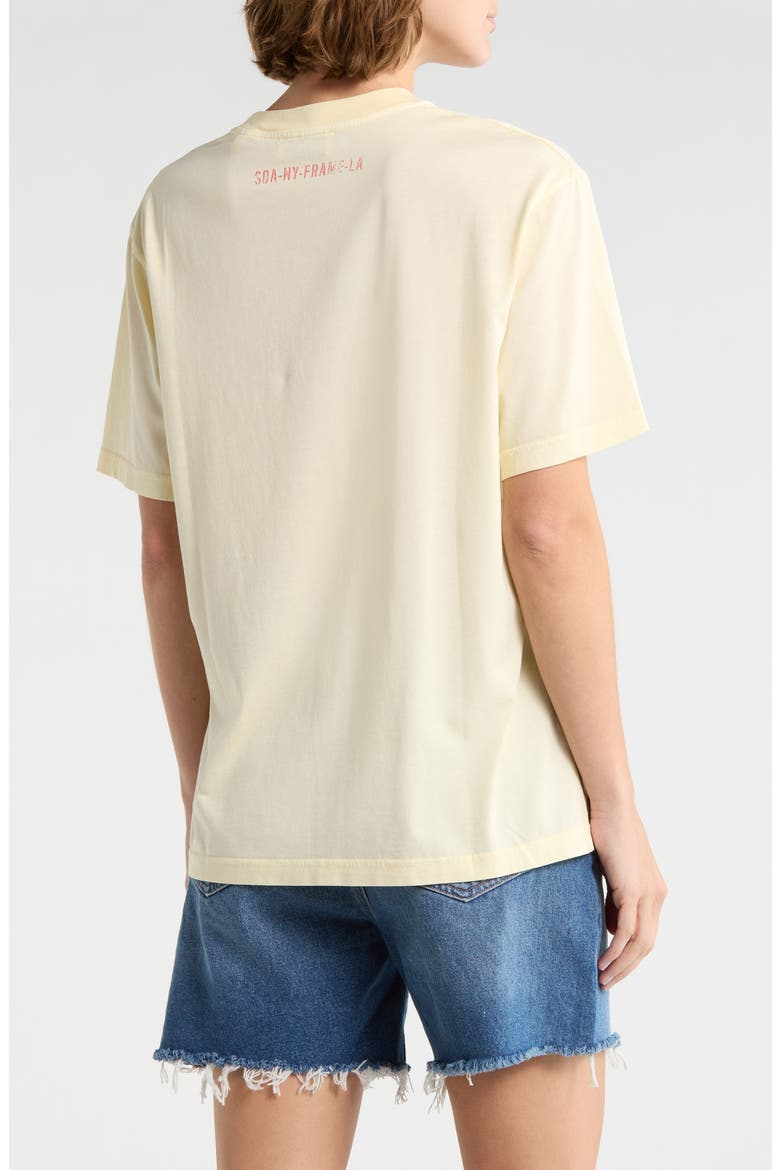 Soa Cotton Graphic Print T-Shirt, Alternate, color, SOFT YELLOW