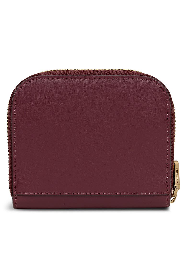 Hadley Lane Small Zip Wallet, Alternate, color, DARK CHERRY