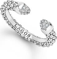 LAGOS Signature Caviar Versa Pavé Diamond Ring