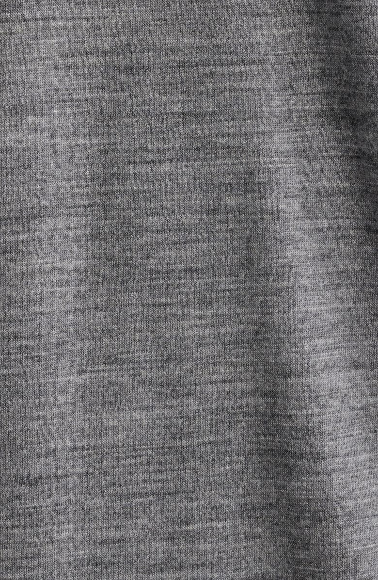 BOSS Pado Long Sleeve Wool Polo, Alternate, color, Medium Grey