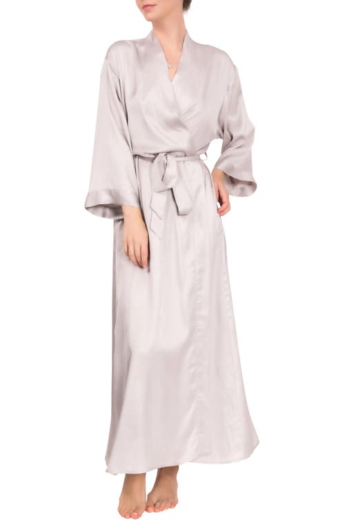 Everyday Ritual Colette Robe in Light Grey 