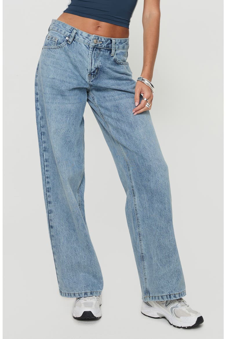 Serenitia Relaxed Jeans, Main, color, LIGHT BLUE
