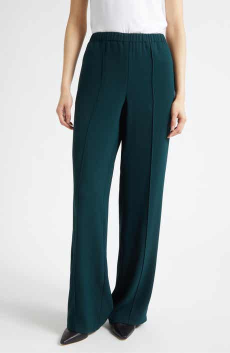 Mid-Rise Wide Leg Pants