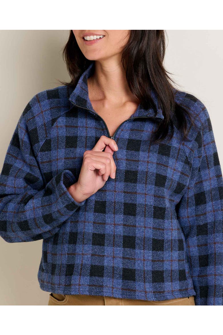 Women's Kennicott 1/4 Zip, Alternate, color, Black Plaid