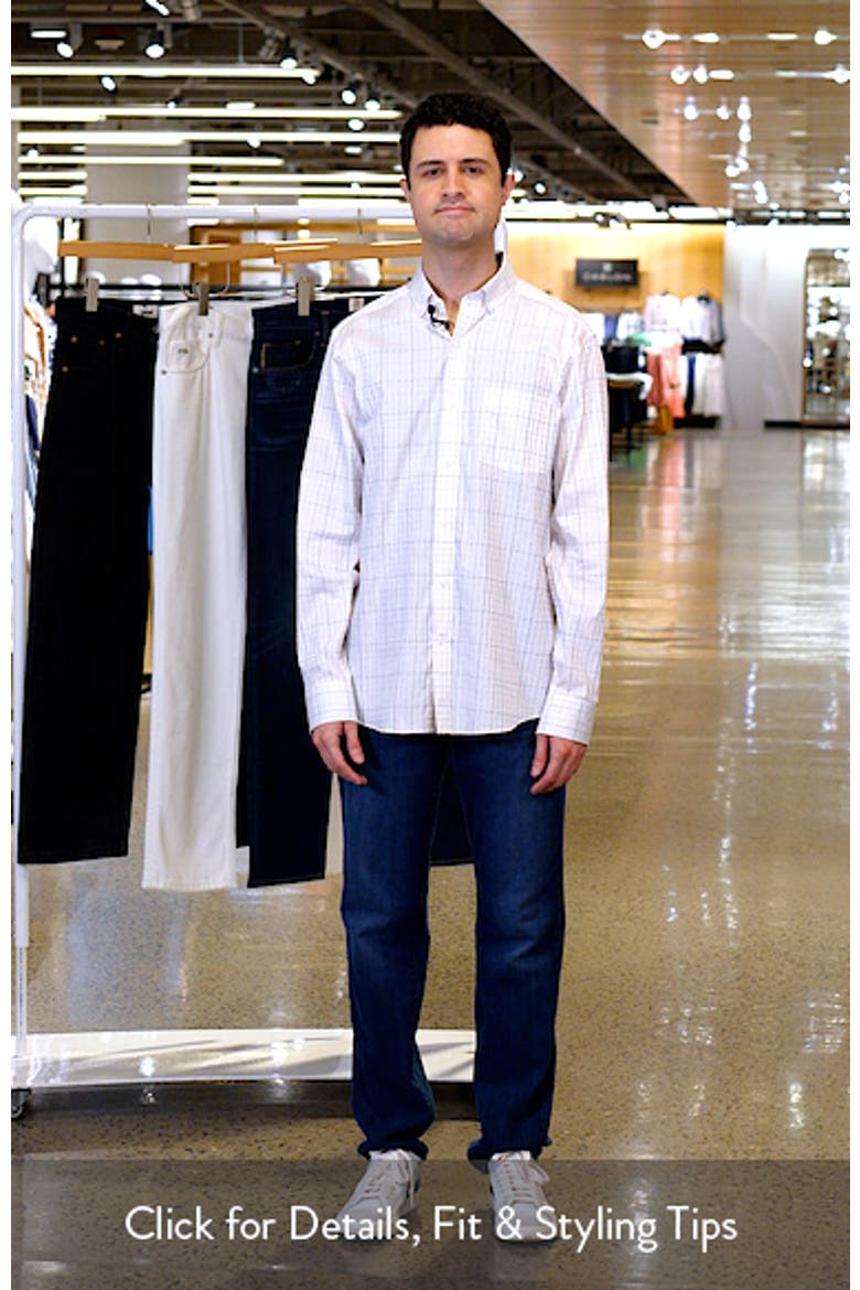 XC4® Windowpane Print Performance Button-Down Shirt video