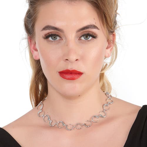 Lucy Quartermaine Luna Necklace In Sterling Silver
