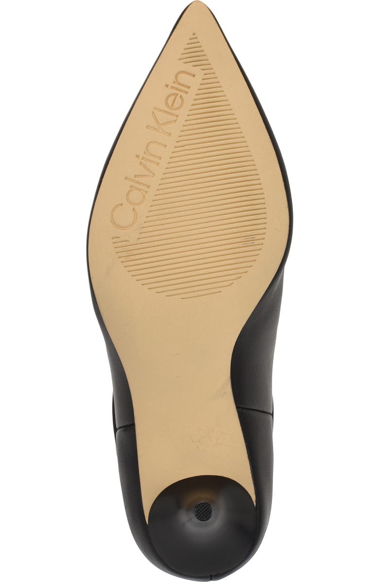 Calvin Klein Cerine Slouch Pointed Toe Bootie, Alternate, color, Black