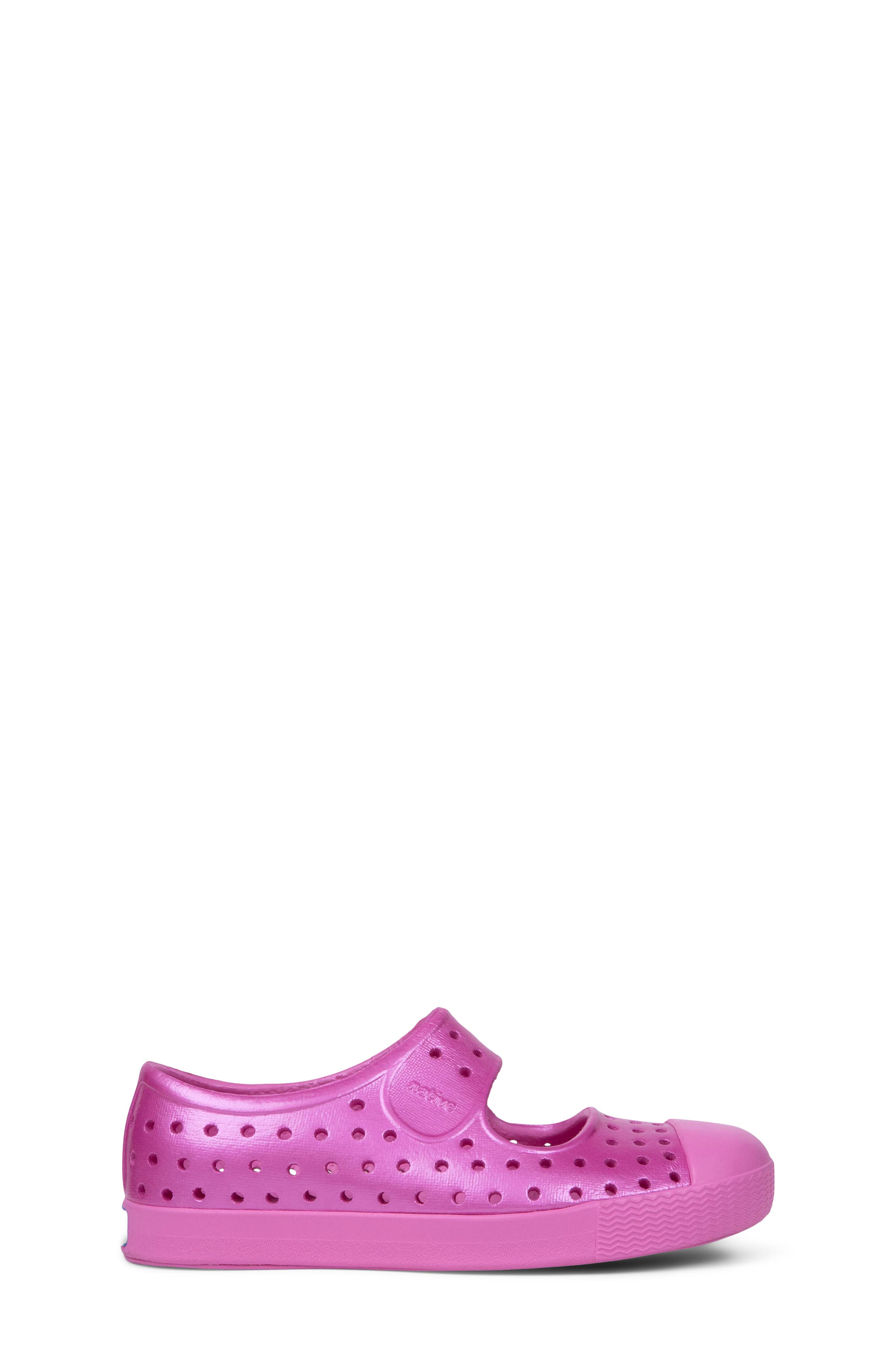 Native Shoes Jefferson Juniper Water Friendly Perforated Slip-On, Alternate, color, Metallic Pink