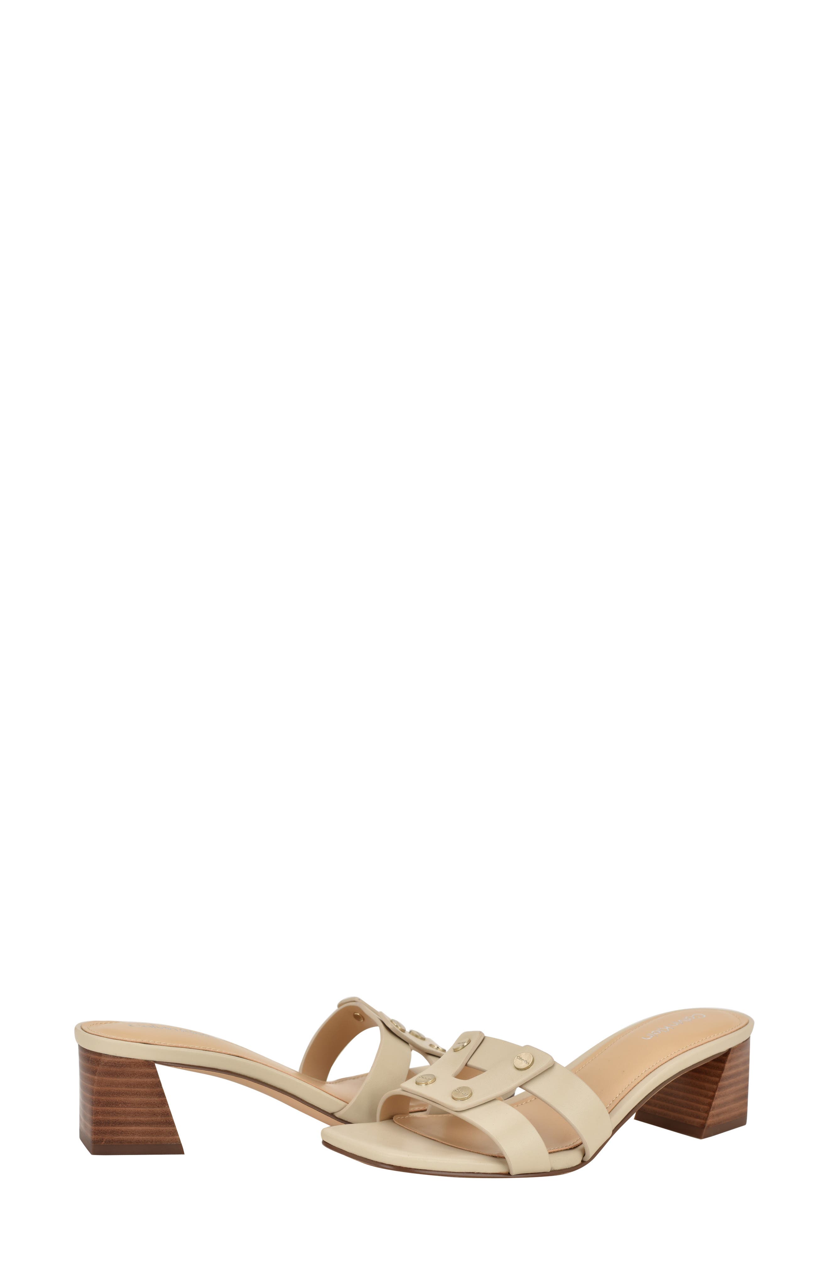 Andrae Slide Sandal, Alternate, color, IVORY