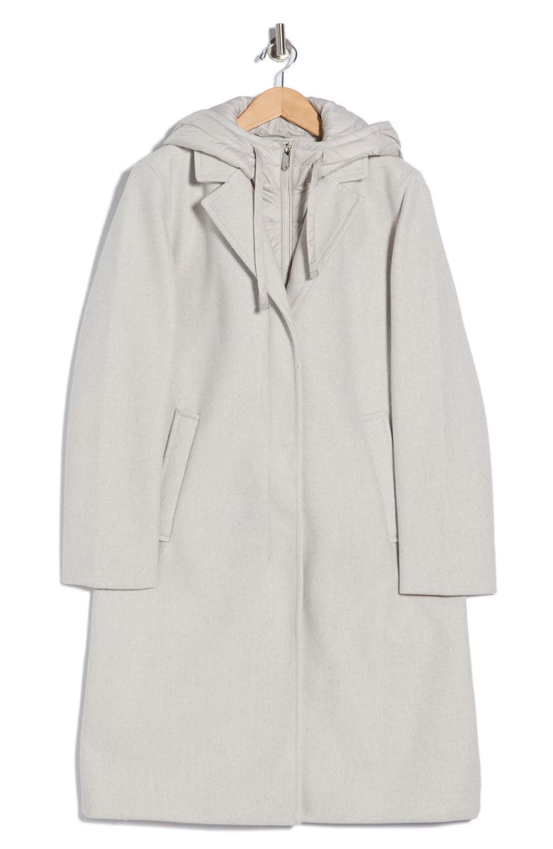 Sam Edelman Hooded Anorak Jacket, Alternate, color, Pale Grey