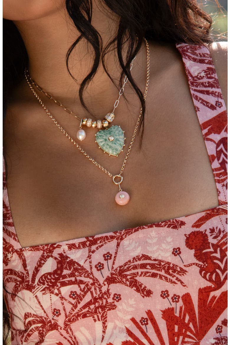 Bon Bon Charm, Alternate, color, PINK JADE