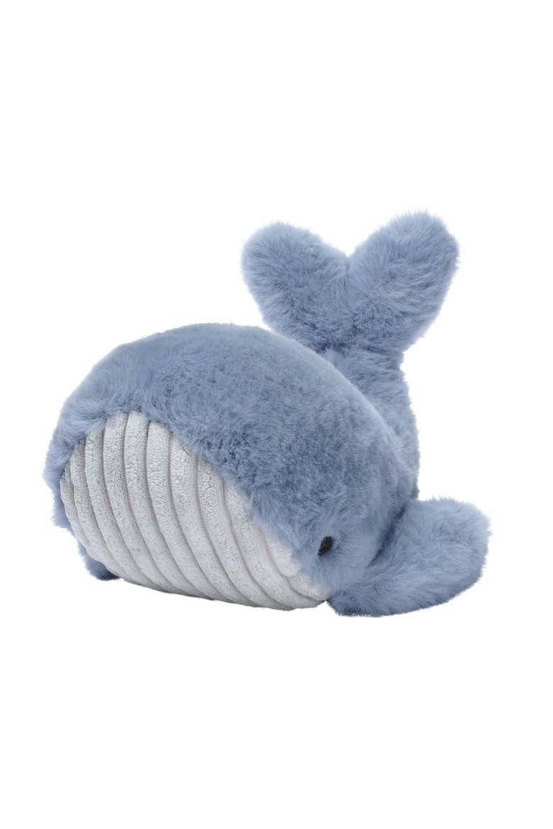 Bubbles & Squirt Soft Plush Whale Stuffed Animal Toy, Alternate, color, Blue