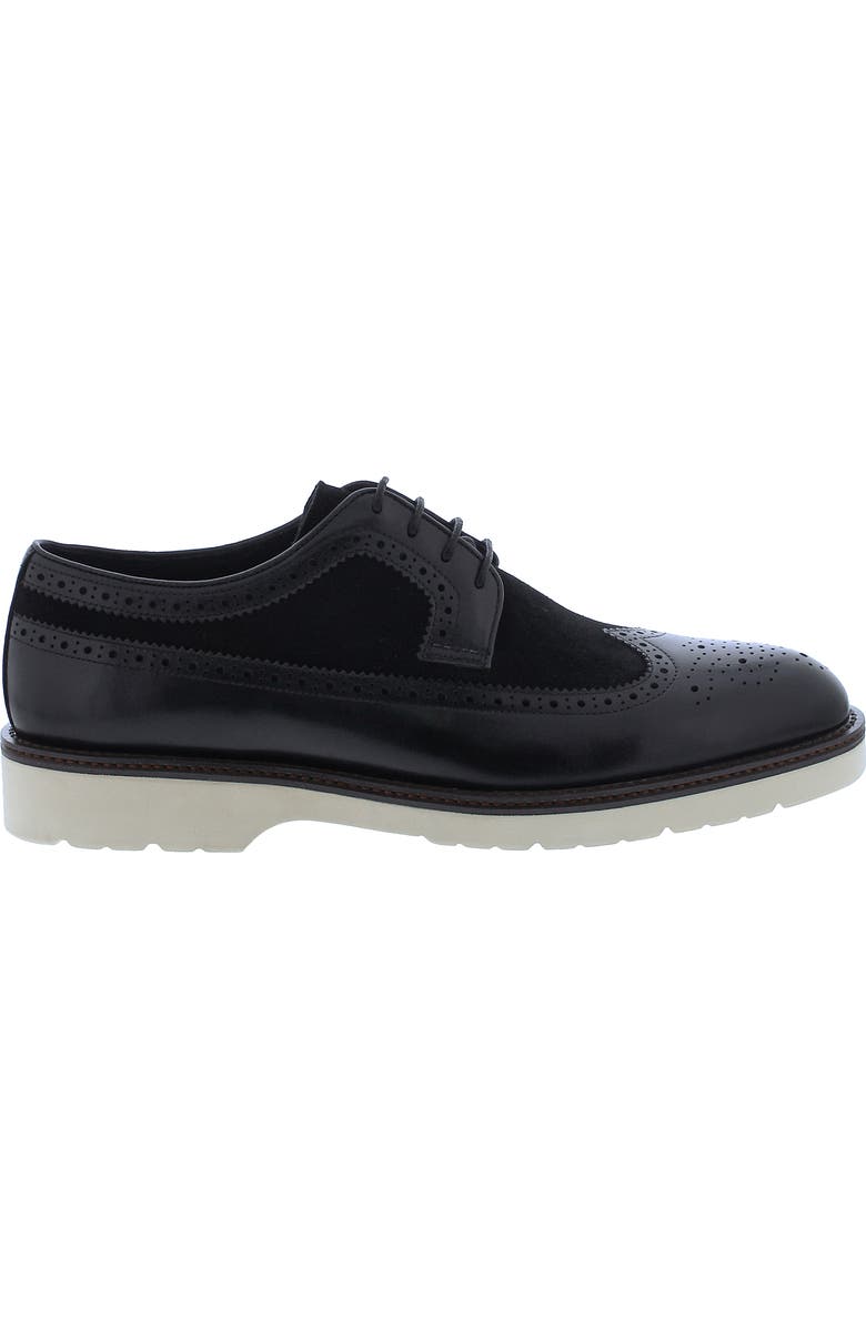 Penny Lane Compton Wingtip Derby, Alternate, color, Black