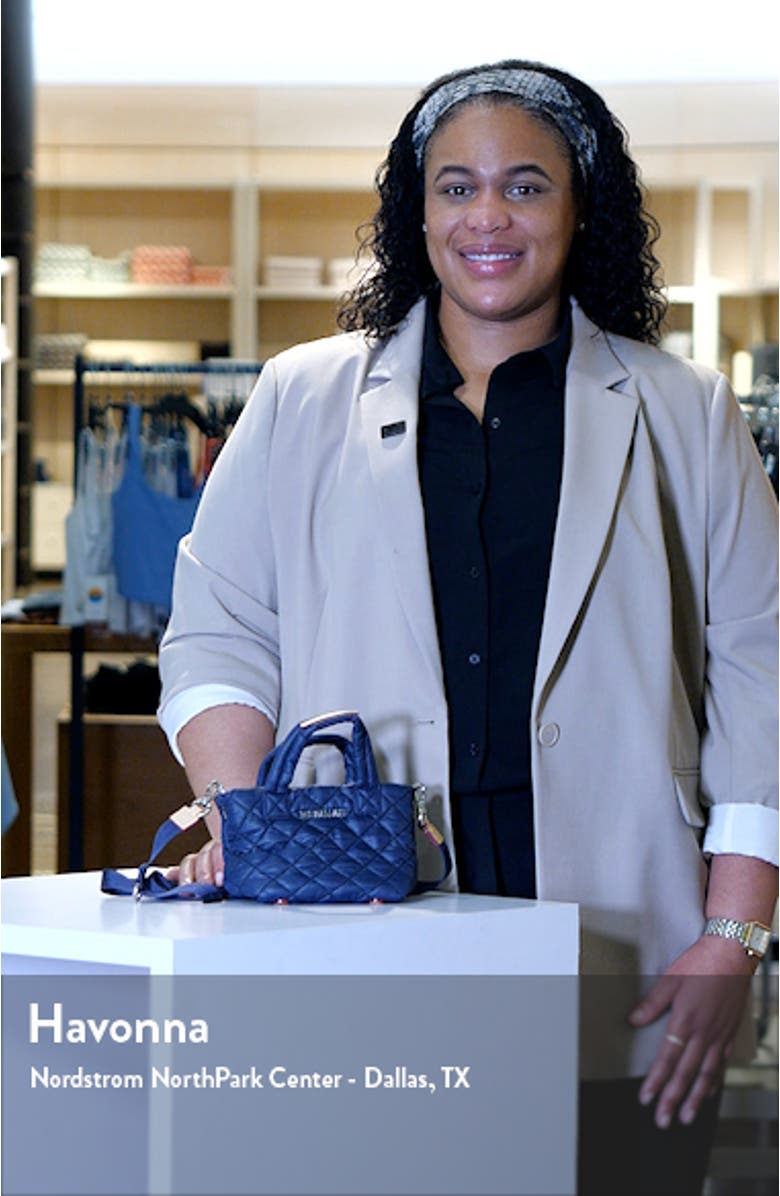 Petite Metro Deluxe Quilted Nylon Tote, sales video thumbnail