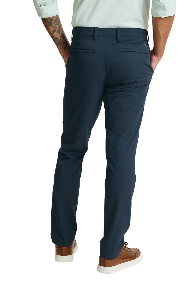 Barbados Pro Flat Front Performance Pants, Alternate, color, DARK ECLIPSE
