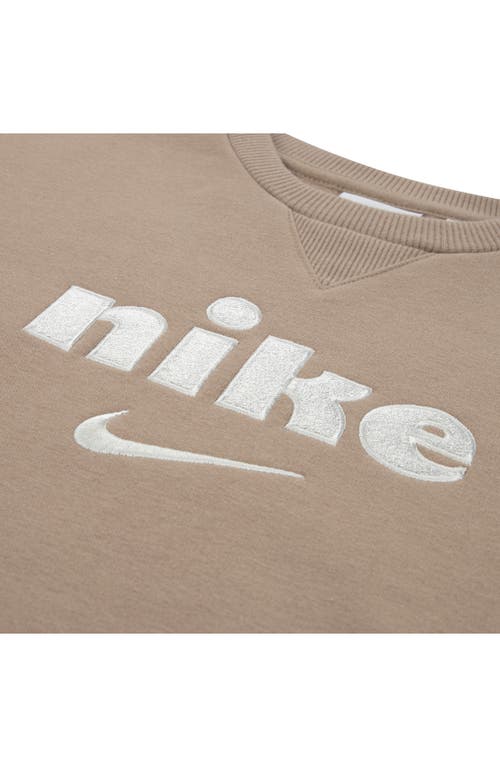 Nike Cozy Comfort Pullover & Joggers Set In Neutral