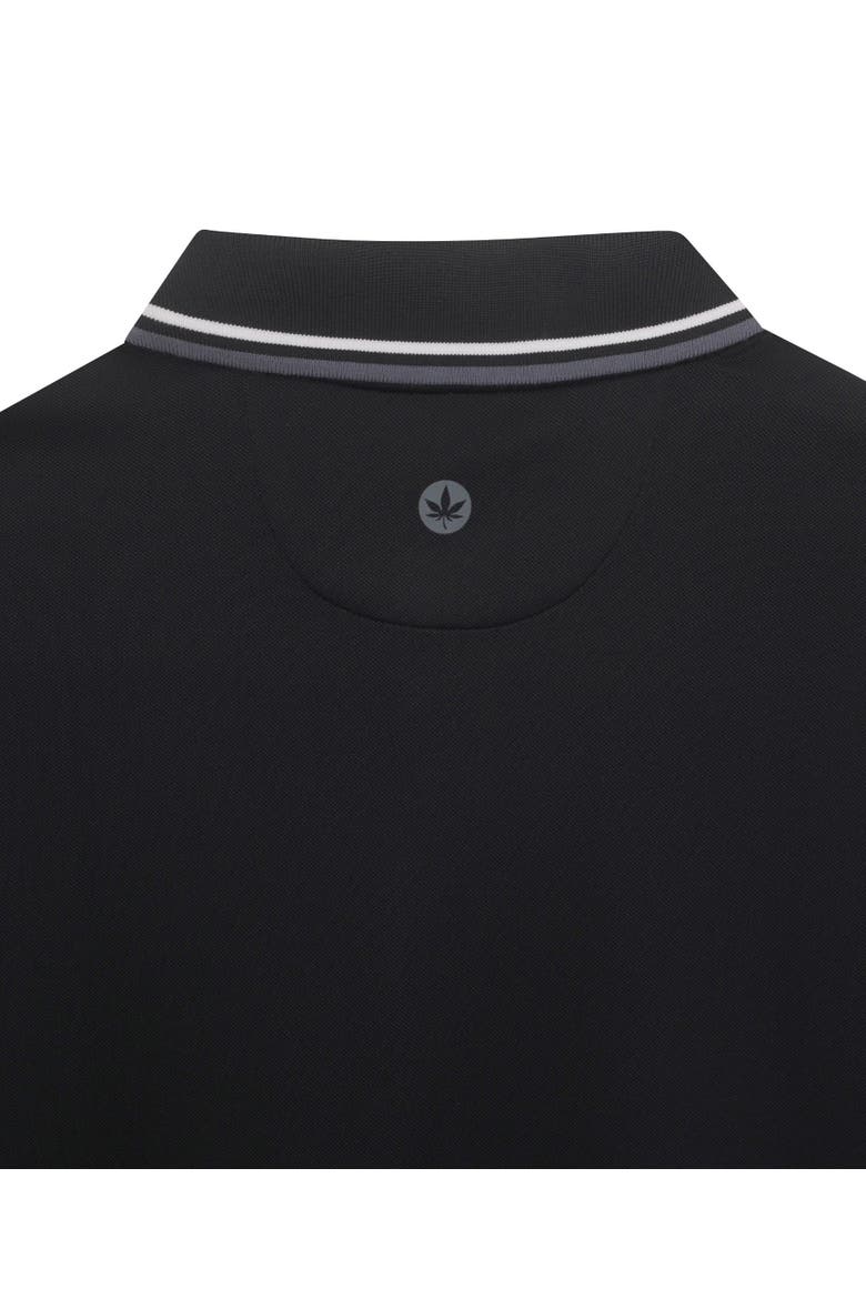 Tipped Match Polo 2.0, Alternate, color, Black Asphalt White
