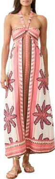 Marine Layer Canyon Halter Maxi Sundress