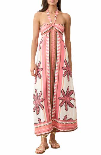 Marine Layer Canyon Halter Maxi Sundress