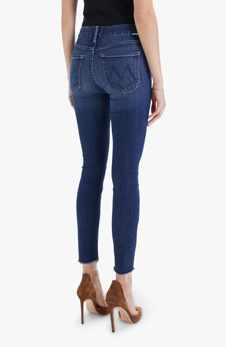 MOTHER The Looker High Waist Frayed Ankle Jeans, Alternate, color, 