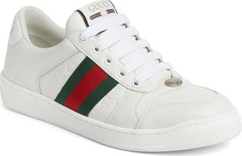 【関税＆送料込み】Gucci Screener Low-Top Sneakers GUCCI Screener embellished canvas and leather sneakers | NET