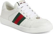 Gucci Screener Low Top Leather Sneaker