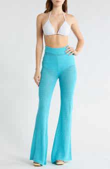 Elan Open Knit Cover-Up Pants