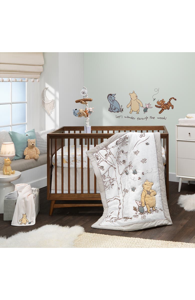 Lambs & Ivy Disney Baby Storytime Pooh Musical Baby Crib Mobile Soother Toy, Alternate, color, Multicolor