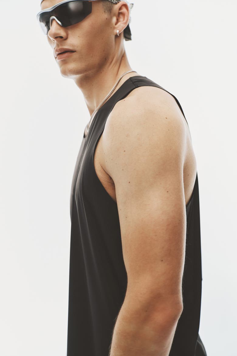 Cooling Lightweight Running Vest Top, Alternate, color, Dark gray
