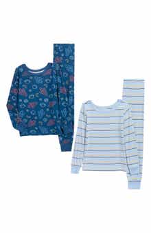 Kids' 4-Piece Space Pajamas Set