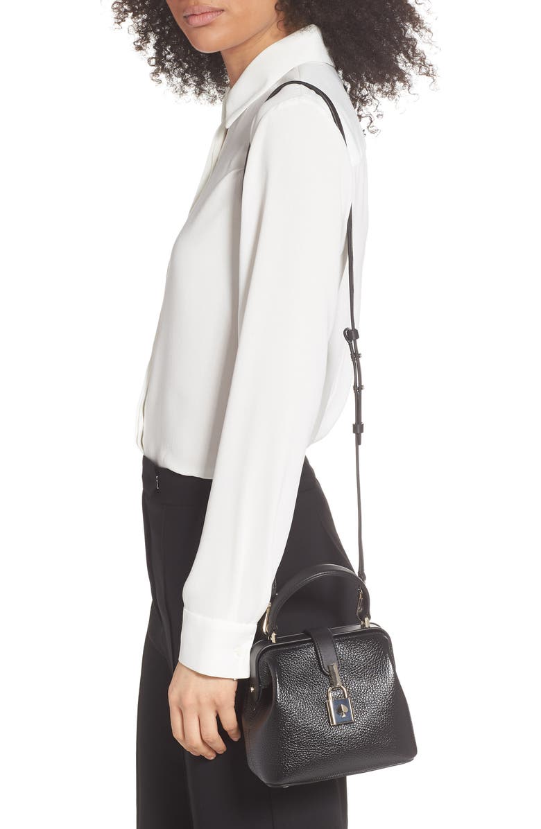 Kate Spade New York small remedy leather top handle bag, Alternate, color,