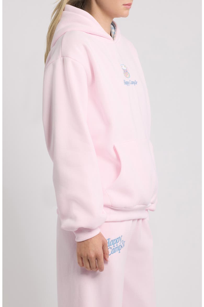 Pour Kindness Embroidered Hoodie, Alternate, color, BABY PINK
